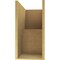 Ekena Millwork 12"W x 24"D x 24"H Classic Chapel Hill Rough Cedar Woodgrain TimberThane Corbel, Primed Tan CORUR12X24X24CHPRCPR - alternate 3